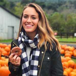 J Crew Gingham Blanket Scarf